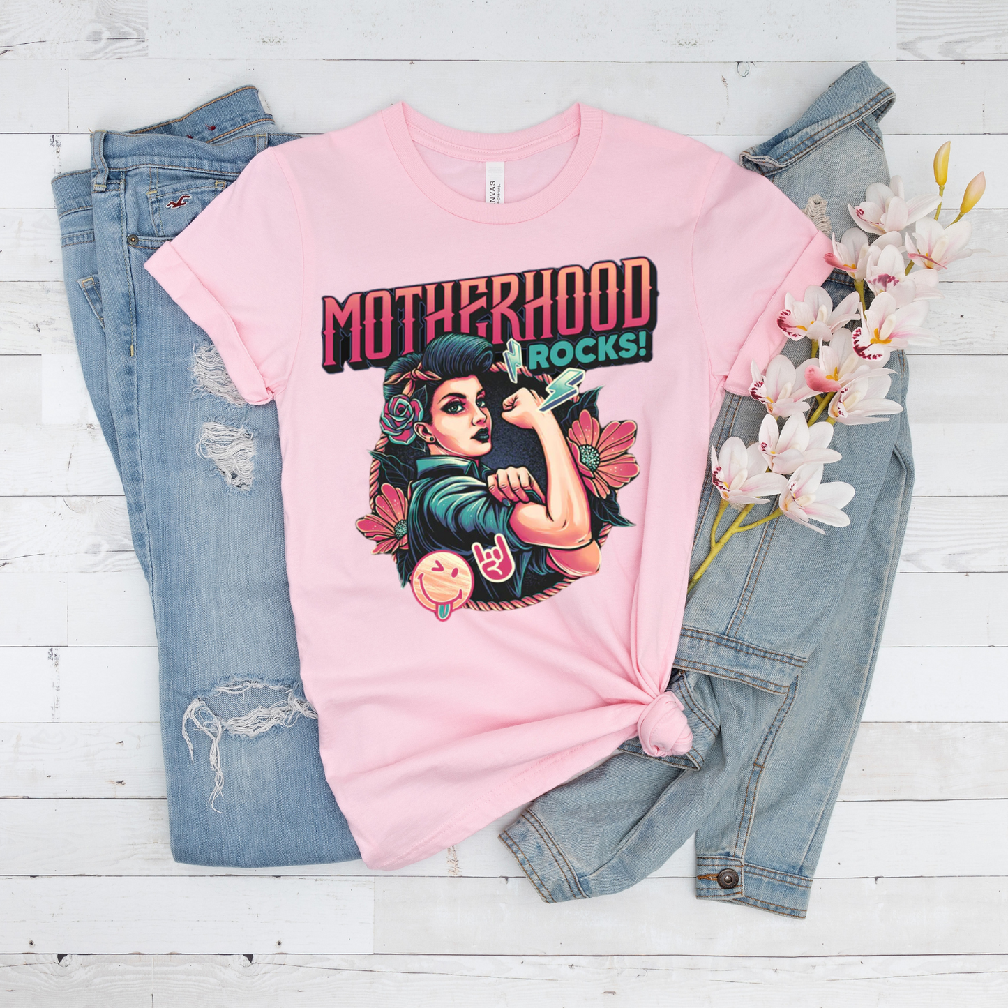 Motherhood Rocks! Unisex Garment-Dyed T-Shirt | Empowering Mom Tee, Gift for Moms, Mother's Day Shirt, Casual Family Wear, [...]
