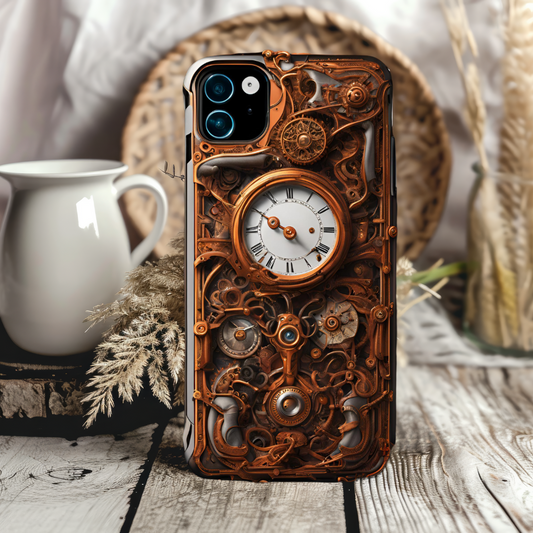 Vintage Steampunk Phone Case - Tough Cases for Adventurers, 3D Steam Punk  Phone Case for iPhone, Samsung, and Google Pixel