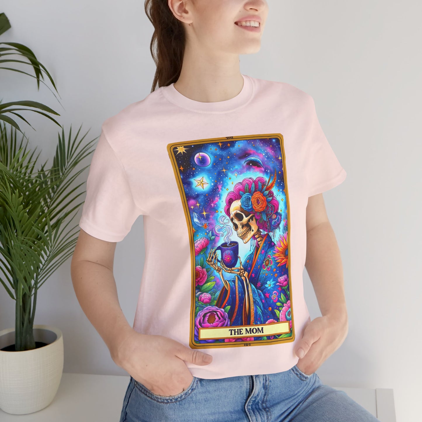 Cosmic Mom Unisex Jersey Tee - The Mom Tarot Card Shirt, Funny Mom Shirt, Motherhood Shirt, Mom Shirt, Mama Shirt, Mother's Day Gift, Mom Life Shirt, Mama T-Shirt