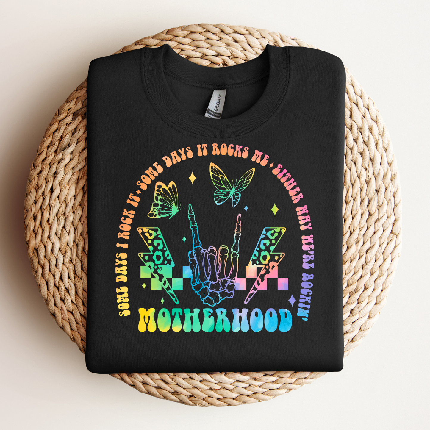 Vibrant Motherhood T-shirt for Unisex | Fun Gift for Moms, Cute Tee, Family Outing, Colorful Apparel, Everyday Wear