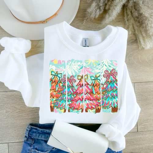 Colorful Christmas Trees Crewneck Sweatshirt, Unisex Holiday Sweatshirt, Festive Gift, Cozy Winter Apparel, Christmas Sweater, Holiday [...]
