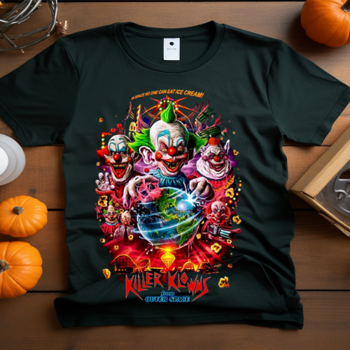 Killer Clowns Graphic T-Shirt — Horror Circus Scary Clown Tee
