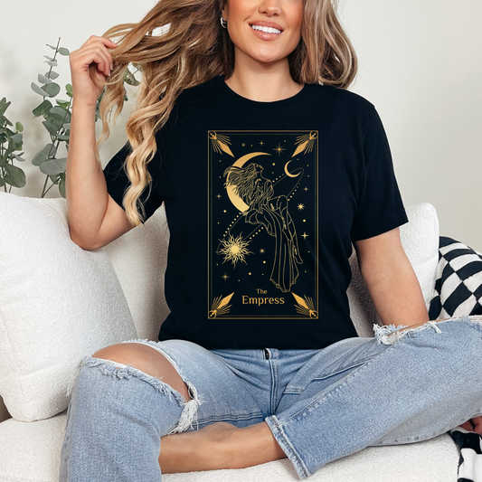 The Empress Tarot Card Shirt, The Empress Tarot Card Tee, Tarot Card T Shirt, Celestial T Shirt, Mystical Shirt, Spiritual Shirt