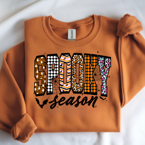 Spooky Season Sweatshirt, Cozy Unisex Crewneck, Halloween Apparel, Fall Fashion, Comfortable Gift Idea