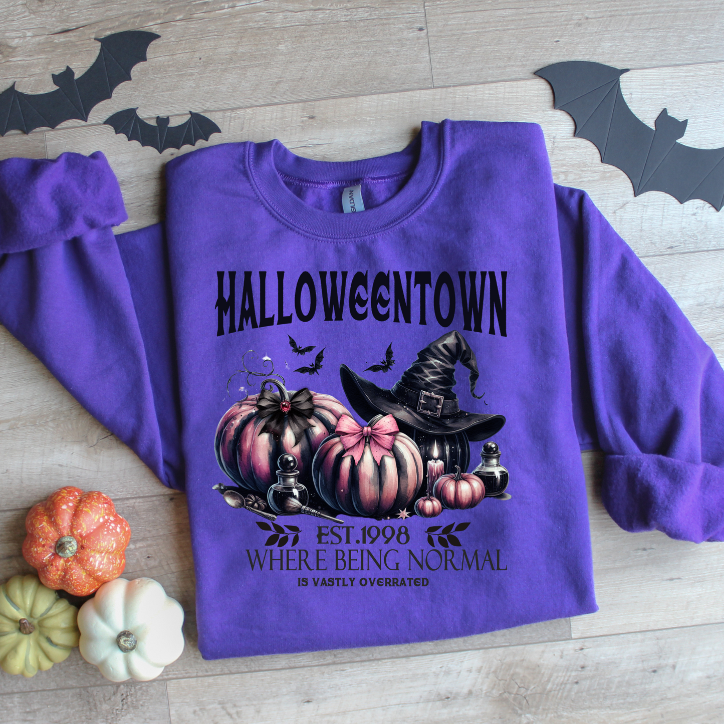 Halloweentown Est 1998 Sweatshirt, Halloweentown University, Retro Halloweentown Sweatshirt, Fall Sweatshirt, Halloween Sweatshirt