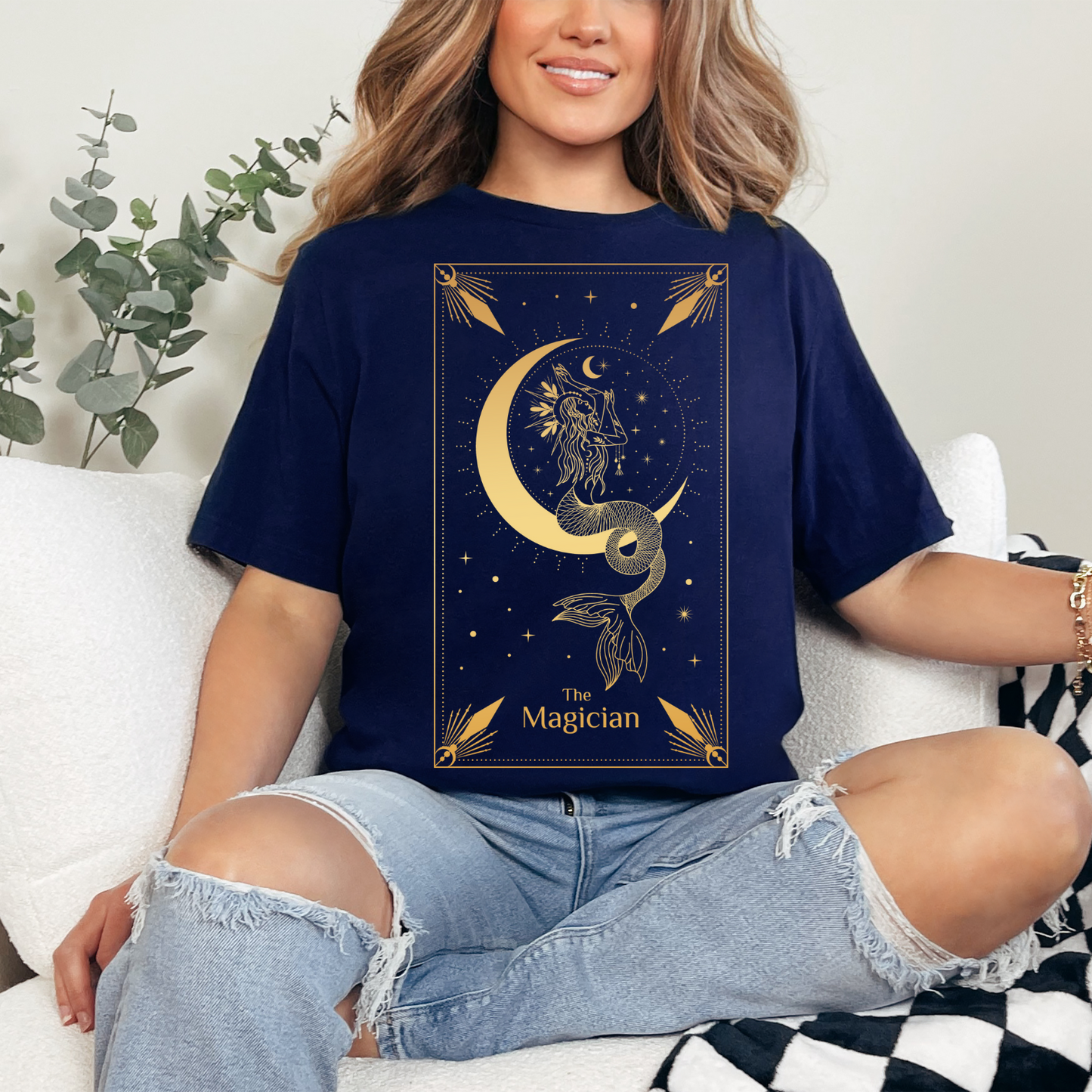 The Magician Tarot Card Shirt, The Magician Tarot Card Tee, Celestial Shirt, Moon Shirt, Mystical Tarot Shirt, Celestial Tarot Shirt