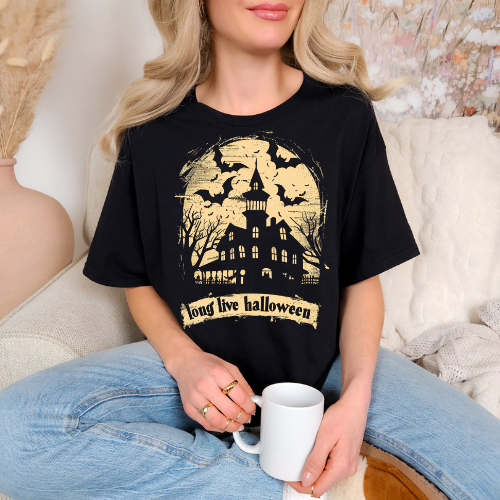 Halloween Graphic T-Shirt - Long Live Halloween