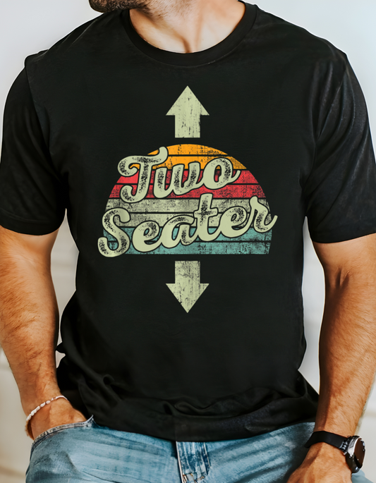 Vintage Two Seater Unisex Softstyle T-Shirt, Retro Tee, Casual Wear, Gift for Car Lovers, Summer Outfit, Graphic T-Shirt