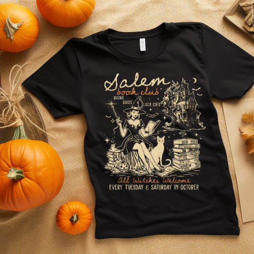 Salem Witch Crewneck Sweatshirt, Cozy Halloween Apparel, Unisex Sweatshirt, Fall Fashion, Spooky Season Gift