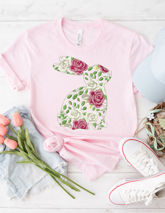 Floral Rabbit T-Shirt | Unisex Garment-Dyed Tee | Spring Fashion, Easter Gift, Floral Lover Shirt, Cute Animal Apparel, [...]