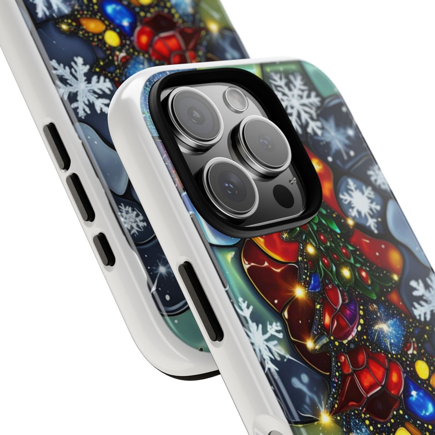 Christmas Tree Phone Case - Festive Tough Phone Cover, Holiday Gift for Him & Her, Winter Cheer, Unique Smartphone Accessories