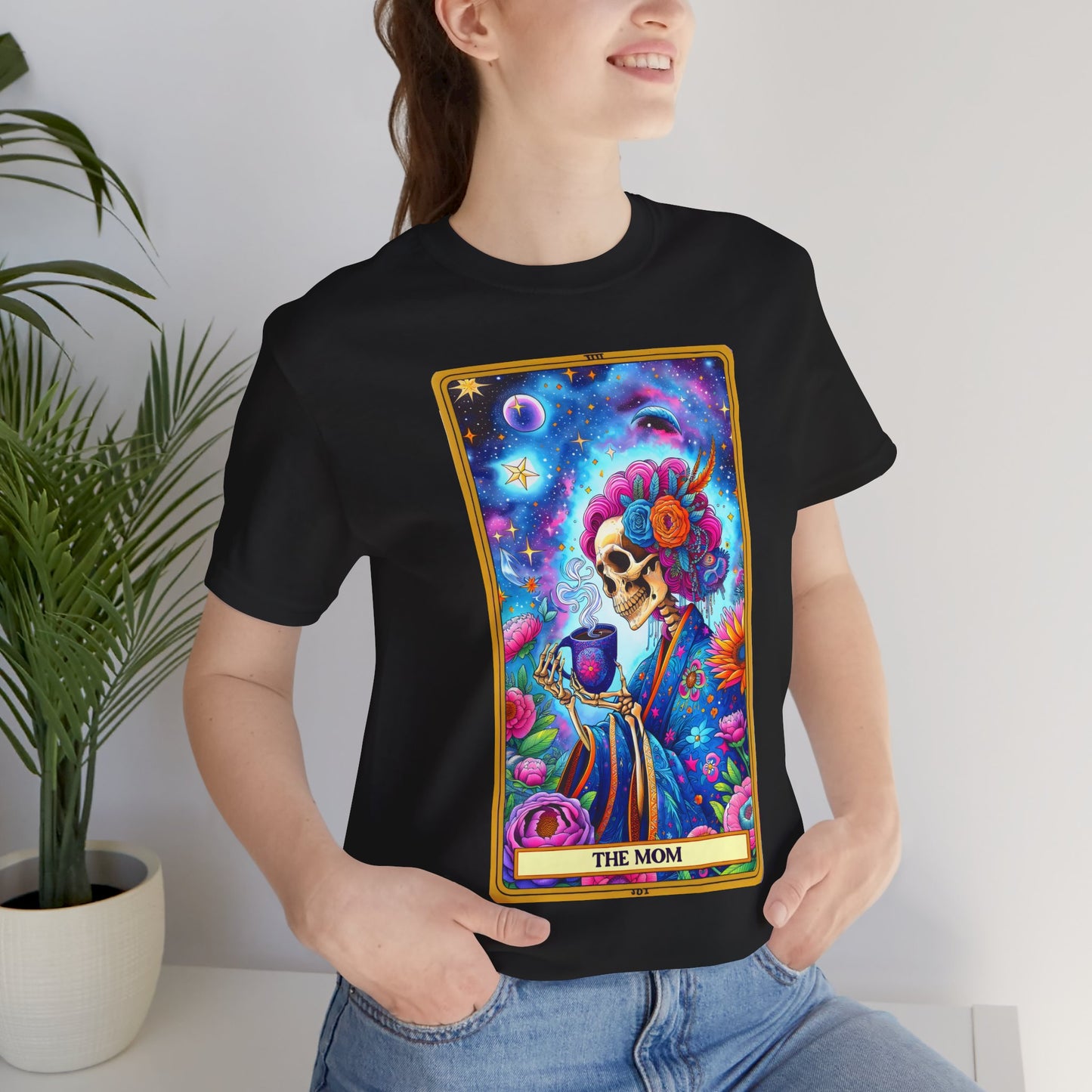 Cosmic Mom Unisex Jersey Tee - The Mom Tarot Card Shirt, Funny Mom Shirt, Motherhood Shirt, Mom Shirt, Mama Shirt, Mother's Day Gift, Mom Life Shirt, Mama T-Shirt