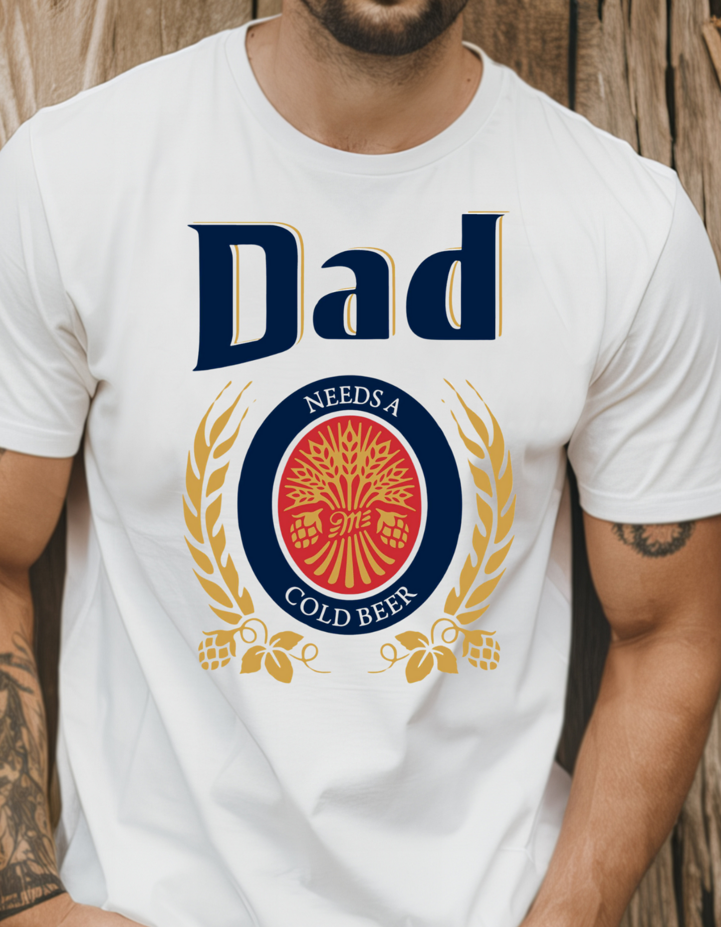 Dad Needs a Cold Beer T-Shirt, Funny Gift for Fathers Day, Dad's Day Tee, Unisex Softstyle Shirt, Chill Beer Shirt