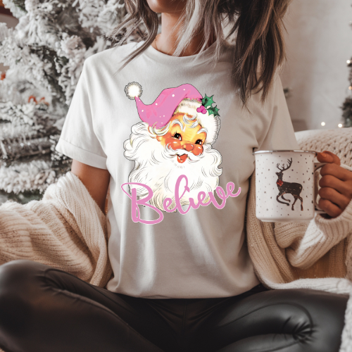 Believe Santa Crewneck Sweatshirt