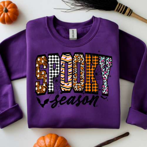 Spooky Season Sweatshirt, Cozy Unisex Crewneck, Halloween Apparel, Fall Fashion, Comfortable Gift Idea