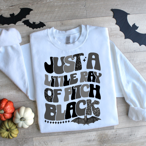 Unisex Crewneck Sweatshirt - Just a Little Ray of Pitch Black