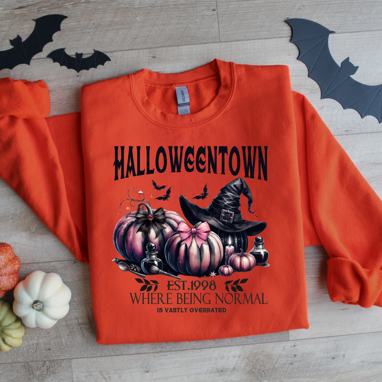 Halloweentown Est 1998 Sweatshirt, Halloweentown University, Retro Halloweentown Sweatshirt, Fall Sweatshirt, Halloween Sweatshirt