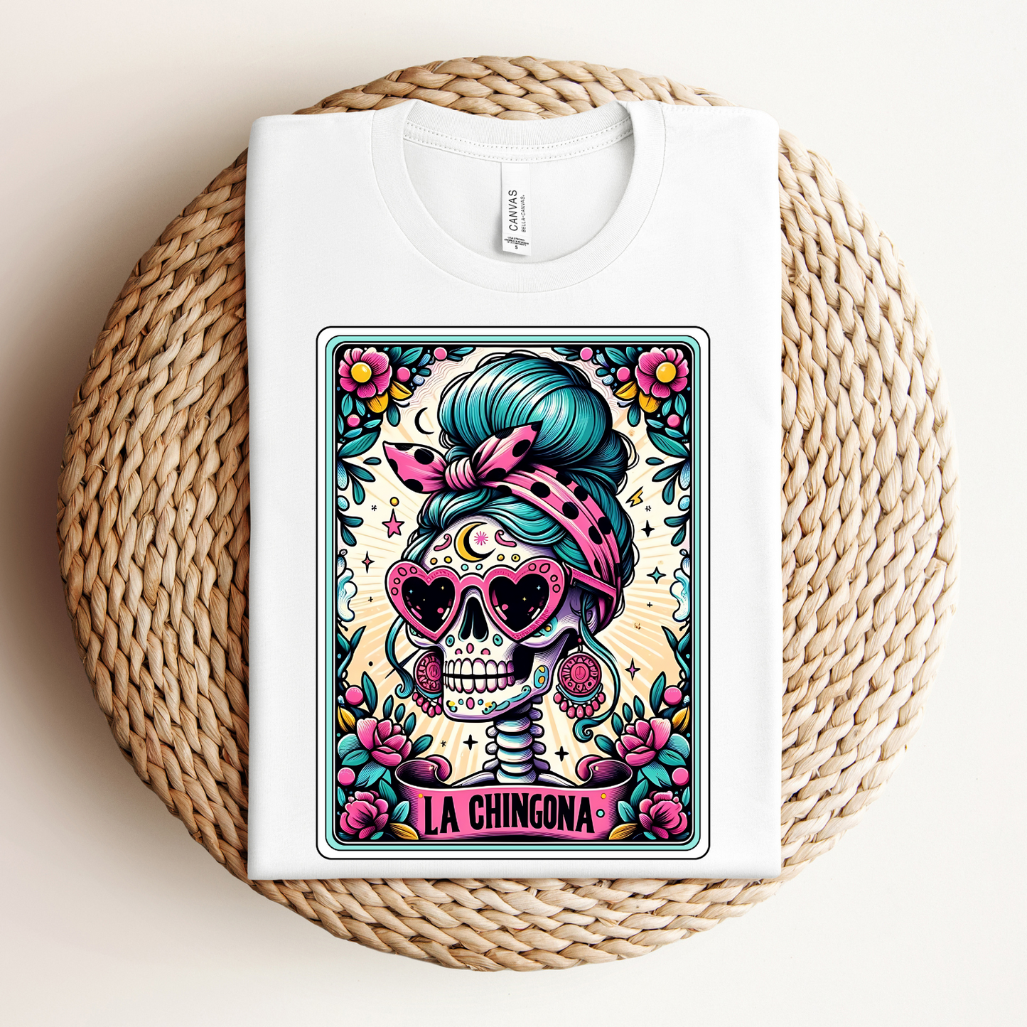 La Chingona Tarot Card Shirt, Tarot Card Shirt, Mexican Tarot Card Shirt, Celestial Shirt, Mystical Shirt