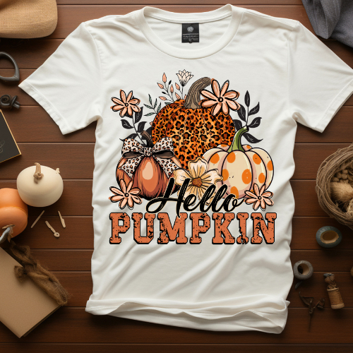Hello Pumpkin Sweatshirt, Cozy Fall Crewneck, Autumn Fashion, Halloween Gift, Unisex Sweatshirt, Pumpkin Lover Apparel