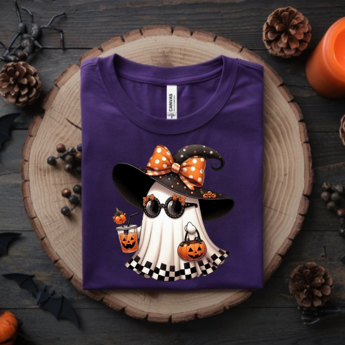 Boojee Halloween Ghost Crewneck Sweatshirt, Unisex Fall Apparel, Spooky Season Sweatshirt, Cute Halloween Gift, Soft Cozy Fashion
