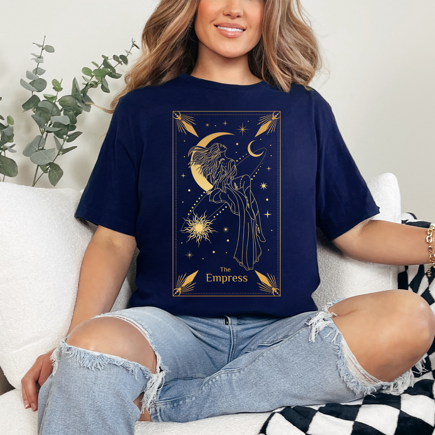 The Empress Tarot Card Shirt, The Empress Tarot Card Tee, Tarot Card T Shirt, Celestial T Shirt, Mystical Shirt, Spiritual Shirt