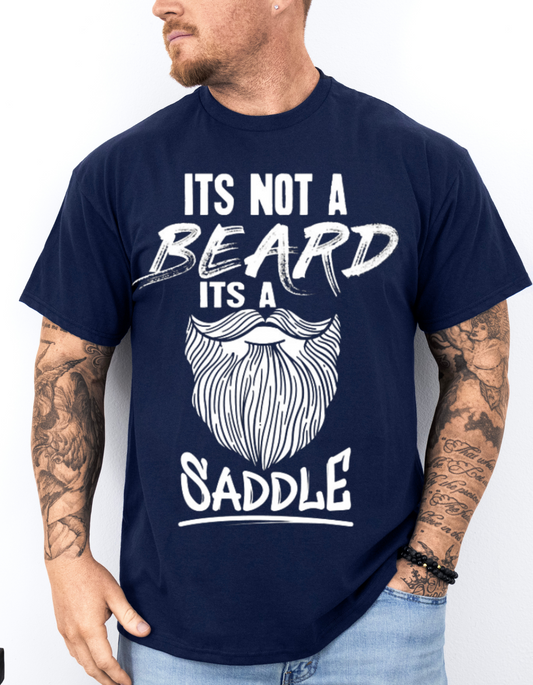Funny Beard T-Shirt, Unisex Graphic Tee, Gift for Dads, Casual Wear, Humor Shirt, Birthday Gift, Father's Day Tee