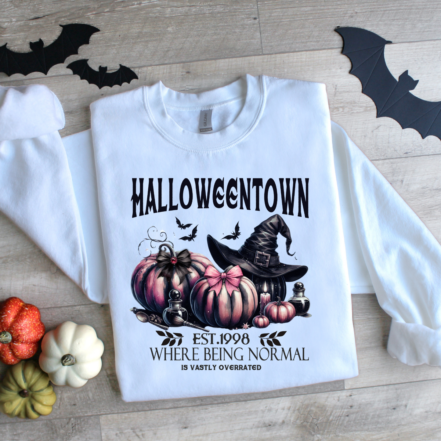 Halloweentown Est 1998 Sweatshirt, Halloweentown University, Retro Halloweentown Sweatshirt, Fall Sweatshirt, Halloween Sweatshirt