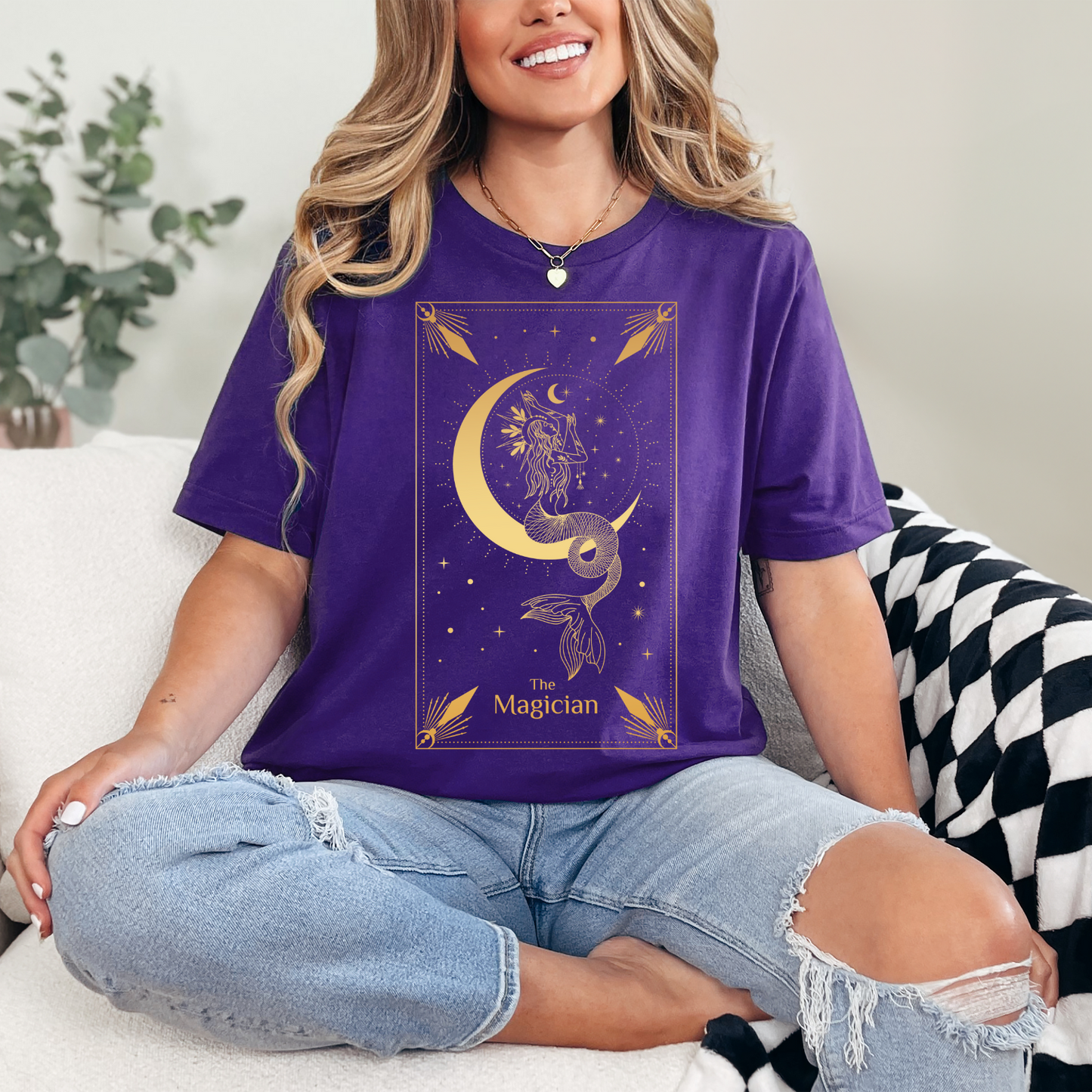 The Magician Tarot Card Shirt, The Magician Tarot Card Tee, Celestial Shirt, Moon Shirt, Mystical Tarot Shirt, Celestial Tarot Shirt