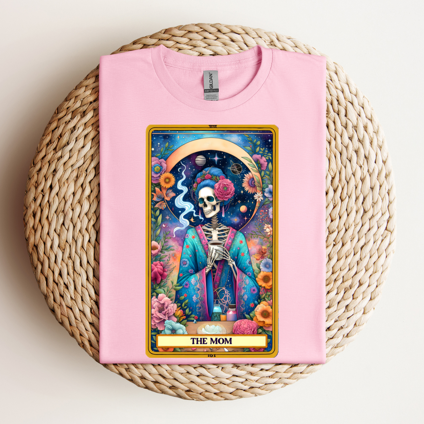 The Mom Skeleton Tee - The Mom Tarot Card Shirt, Funny Mom Shirt, Motherhood Shirt, Mom Shirt, Mama Shirt, Mother's Day Gift, Mom Life Shirt, Mama T-Shirt