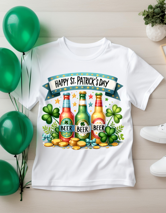 St. Patrick's Day T-Shirt, Unisex Softstyle Tee, Perfect for Celebrations, Party Wear, Beer Lovers, Holiday Gift