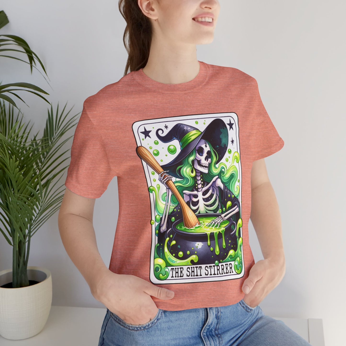 The Shit Stirrer Shirt, Funny Tarot Card Shirt, Halloween Witch Shirt, Tarot Card Shirt, Funny Halloween Sweatshirt, Witch Tarot Card Shirt