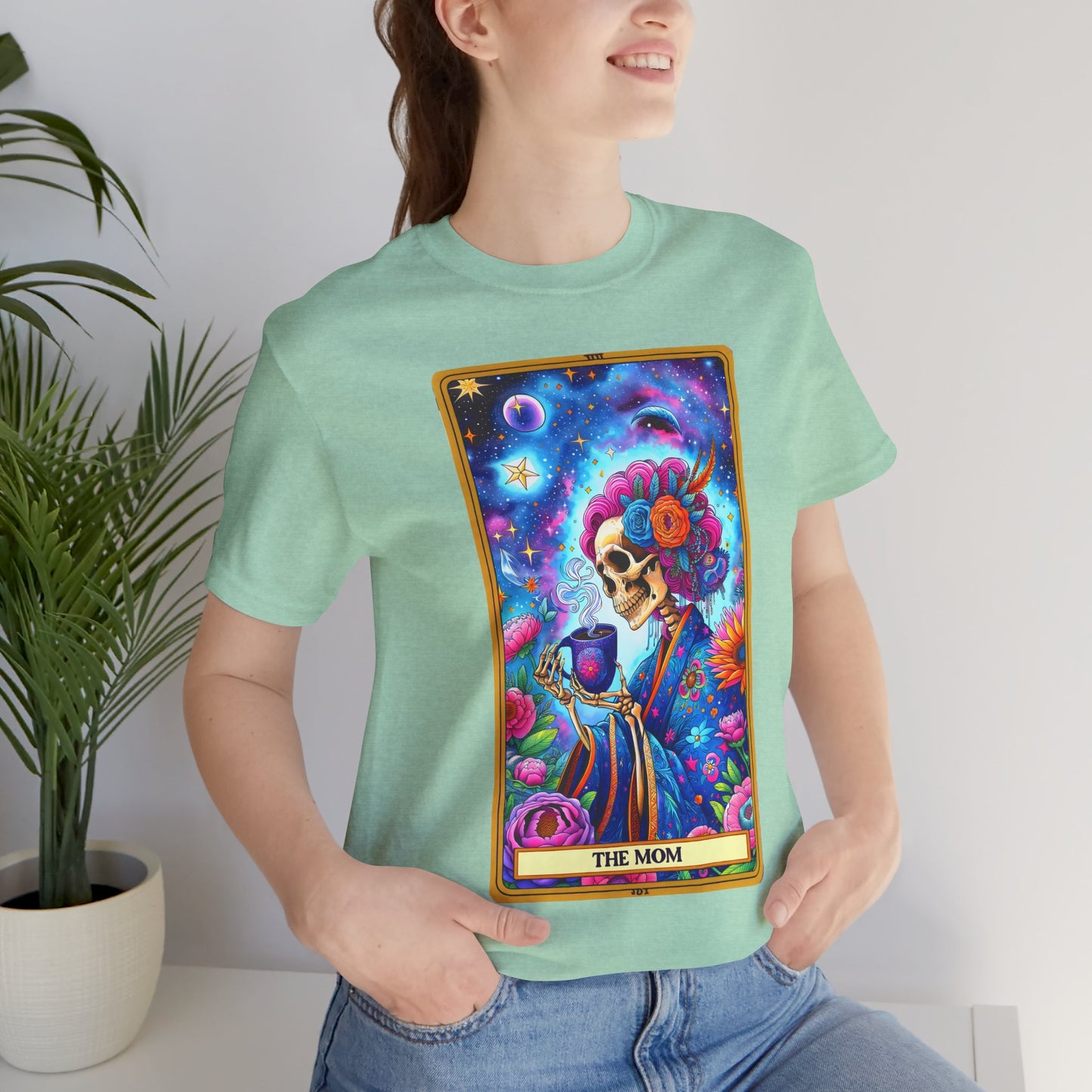 Cosmic Mom Unisex Jersey Tee - The Mom Tarot Card Shirt, Funny Mom Shirt, Motherhood Shirt, Mom Shirt, Mama Shirt, Mother's Day Gift, Mom Life Shirt, Mama T-Shirt