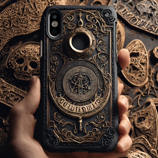 Vintage Renaissance Phone Case - Tough & Stylish Protector, 3D Ouija Board  Phone Case for iPhone, Samsung, and Google Pixel