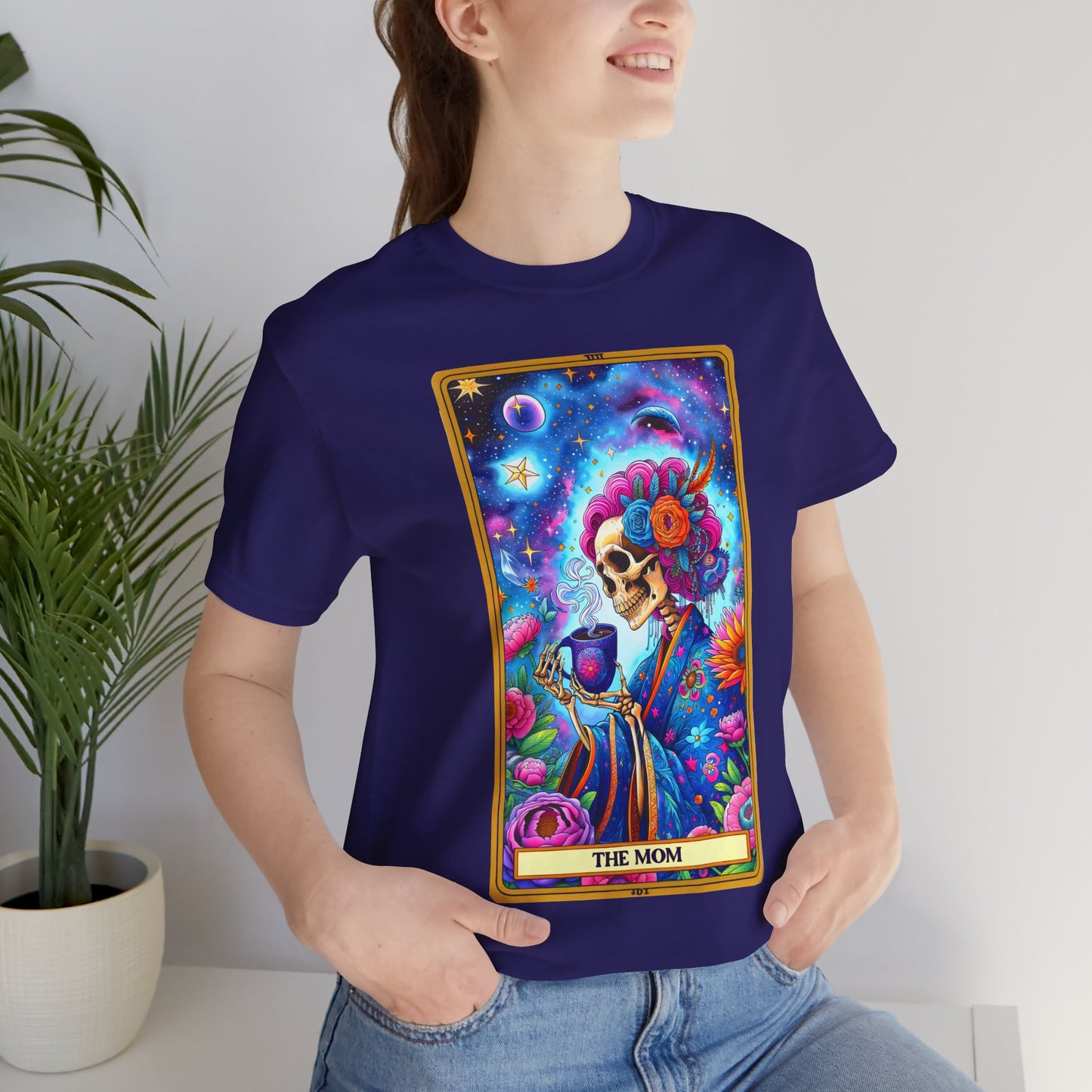 Cosmic Mom Unisex Jersey Tee - The Mom Tarot Card Shirt, Funny Mom Shirt, Motherhood Shirt, Mom Shirt, Mama Shirt, Mother's Day Gift, Mom Life Shirt, Mama T-Shirt