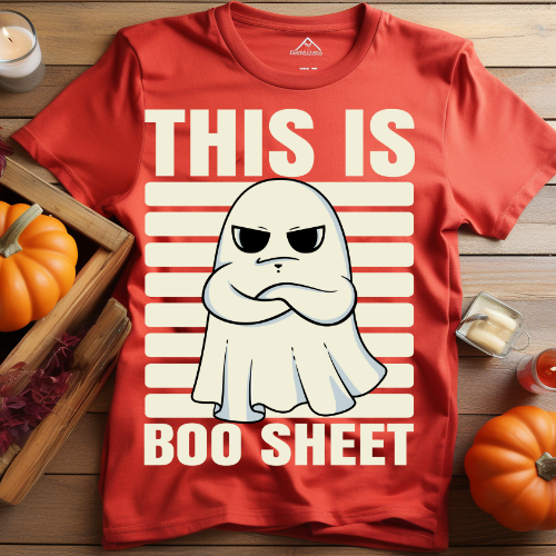 Funny Ghost Boo Sheet Tee - Unisex Jersey Short Sleeve T-Shirt