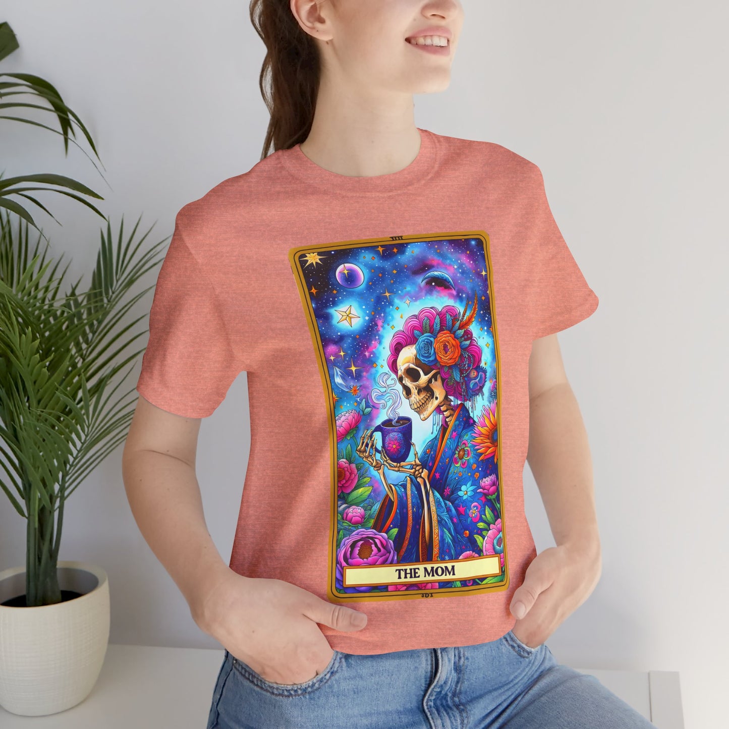 Cosmic Mom Unisex Jersey Tee - The Mom Tarot Card Shirt, Funny Mom Shirt, Motherhood Shirt, Mom Shirt, Mama Shirt, Mother's Day Gift, Mom Life Shirt, Mama T-Shirt