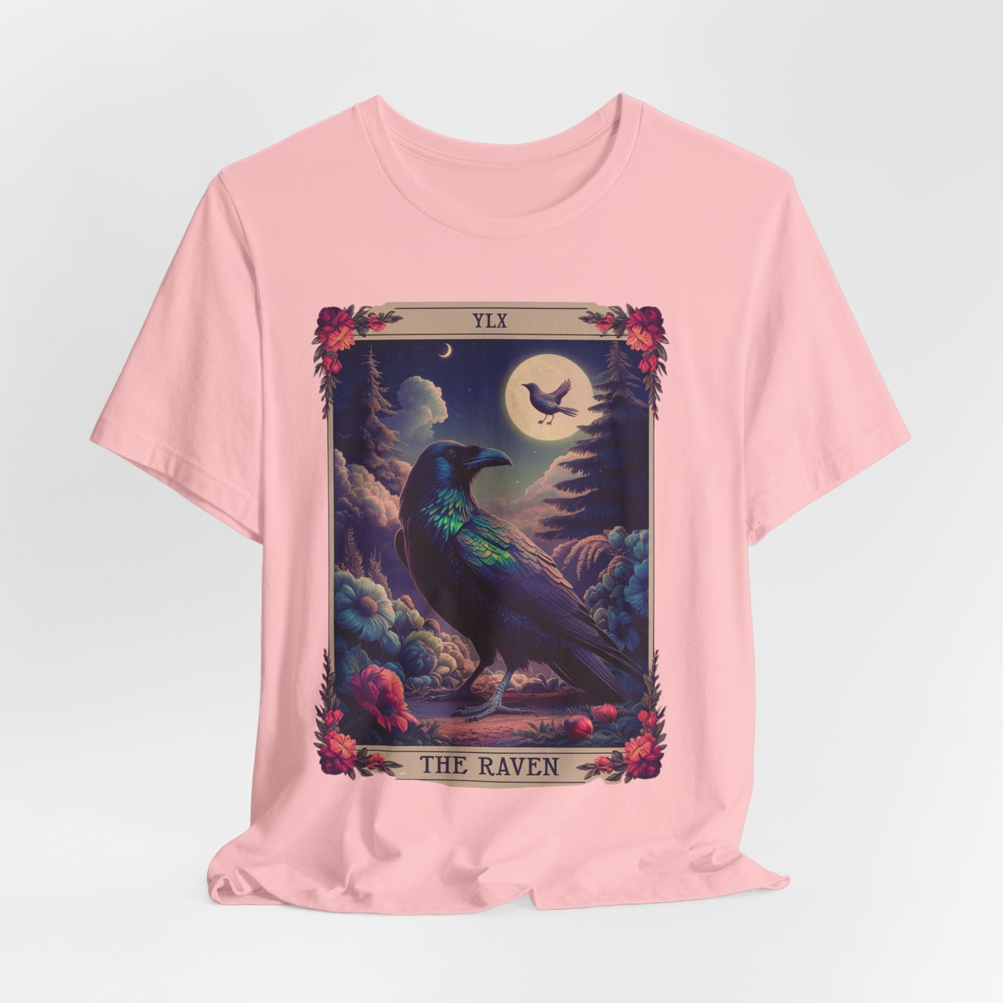 Raven Tarot Card Shirt, Witchy Shirt, Tarot Card Shirt, Raven Shirt