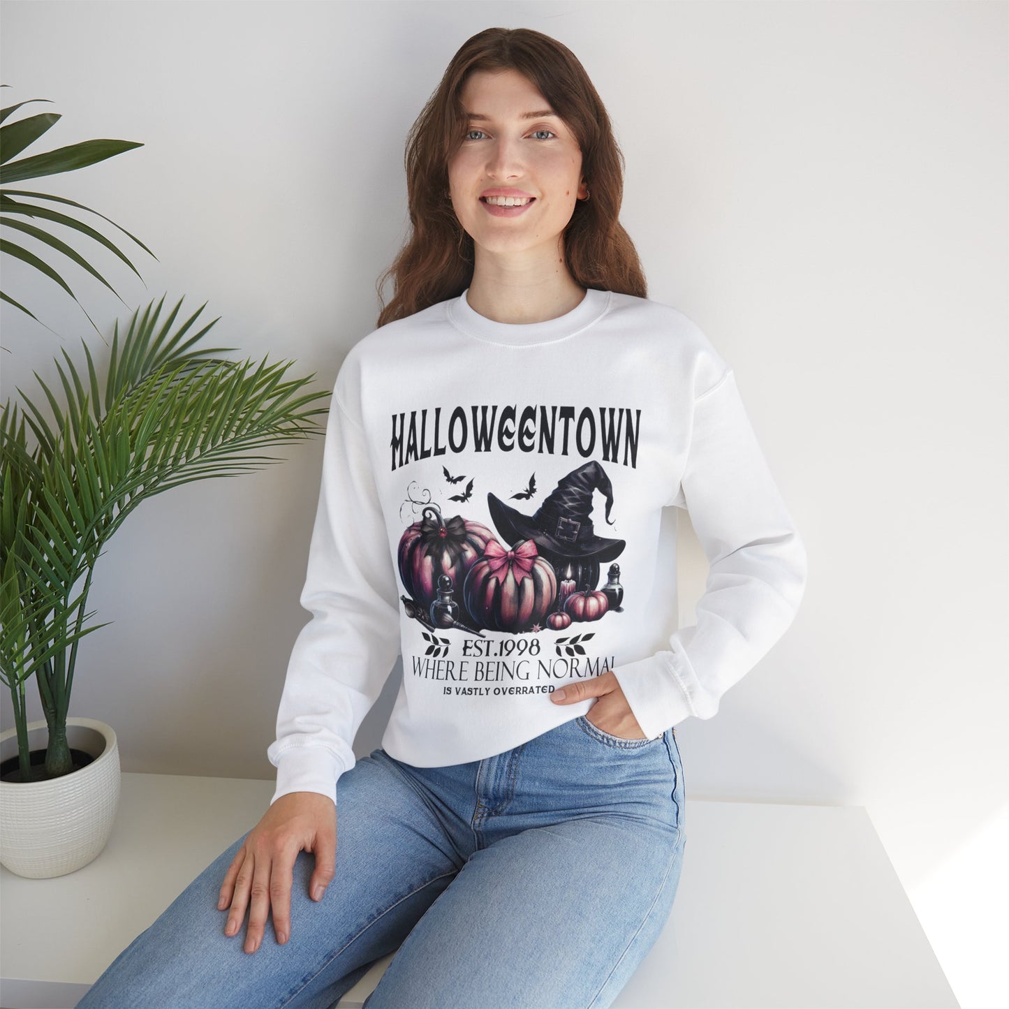 Halloweentown Est 1998 Sweatshirt, Halloweentown University, Retro Halloweentown Sweatshirt, Fall Sweatshirt, Halloween Sweatshirt