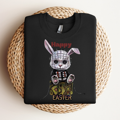Happy Easter Bunny T-Shirt, Unisex T-Shirt, Easter Gift, Spring Tee, Bunny Graphics, Cute Holiday Shirt