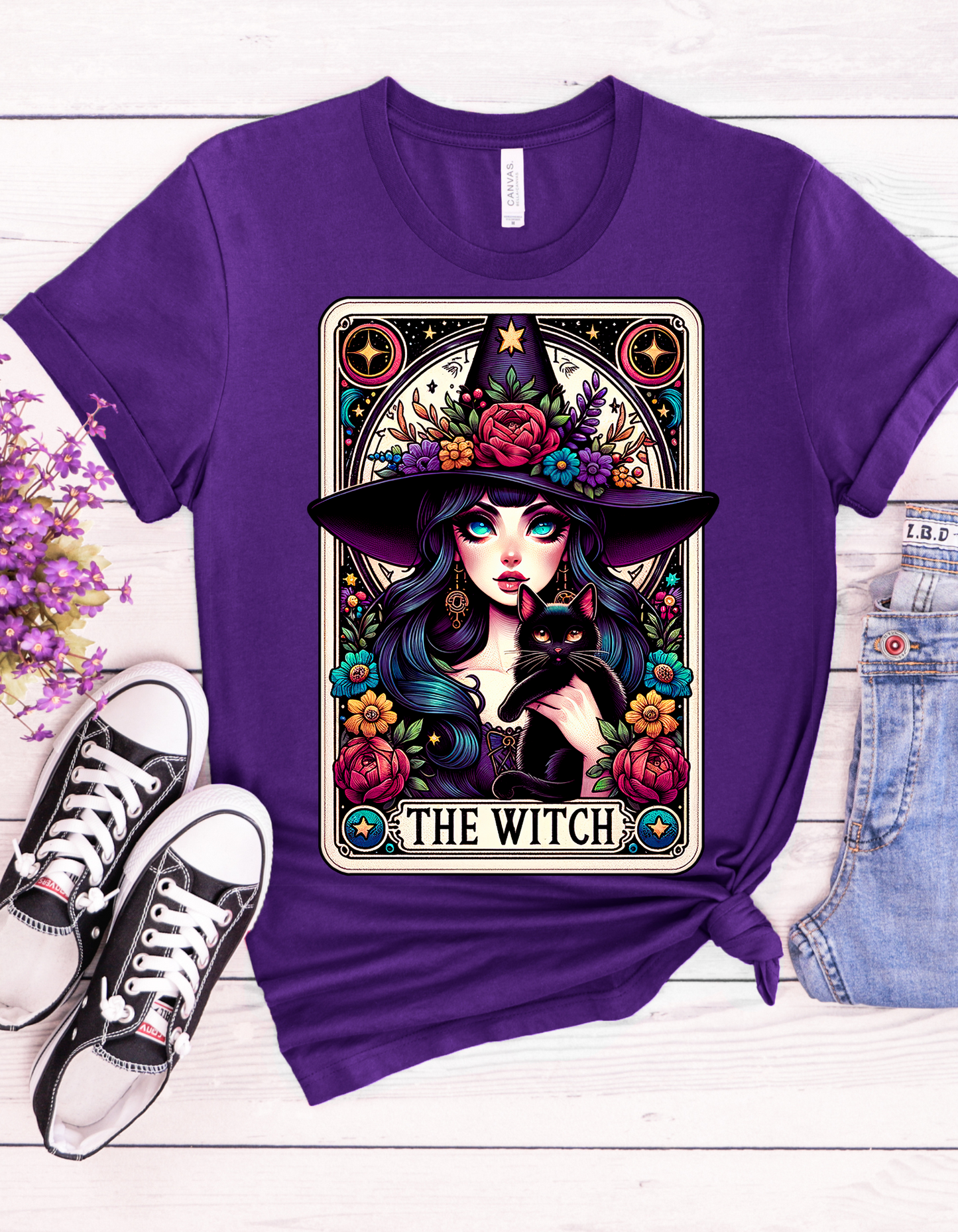 The Witch Tarot Card Shirt, Witchy Tarot Card, Mystical Tarot Card Shirt, Celestial Shirt,