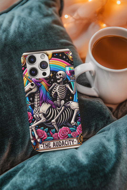 The Audacity Tarot Card Phone Case, Audacity Phone Case, Celestial Phone Case, Tarot Card Phone Case for iPhone, Samsung, Google Pixel