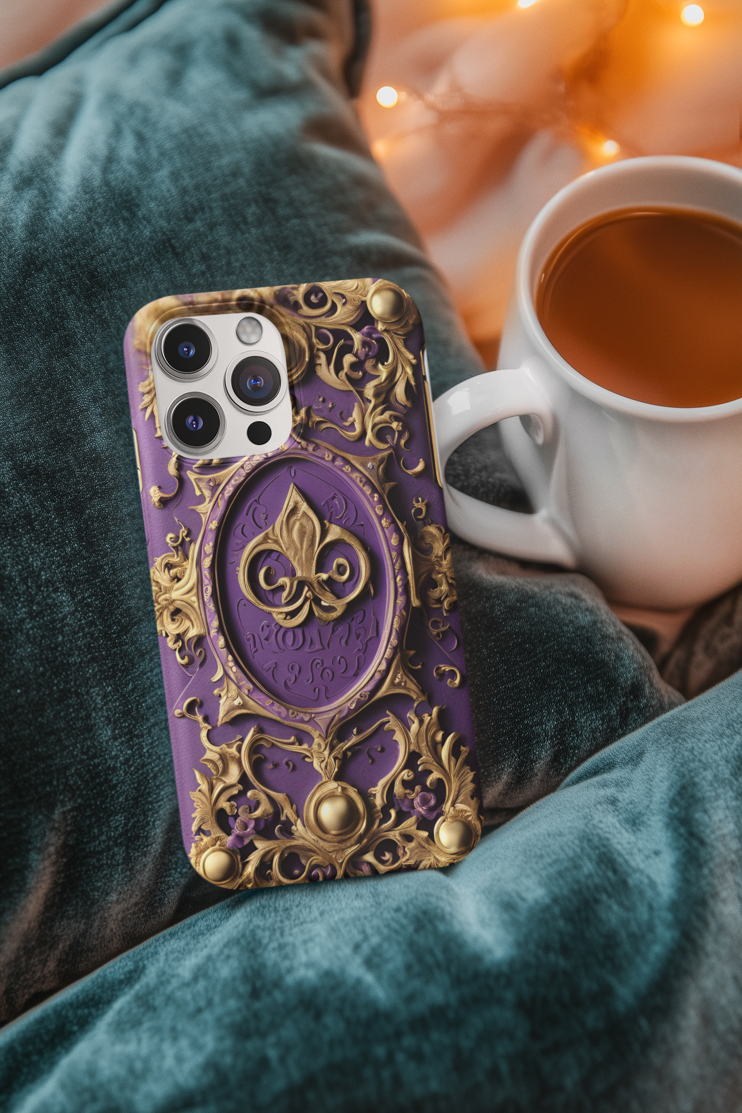 Elegant Gothic Phone Case with Ornate Design, Ouija Board Design Phone Case for iPhone and Samsung