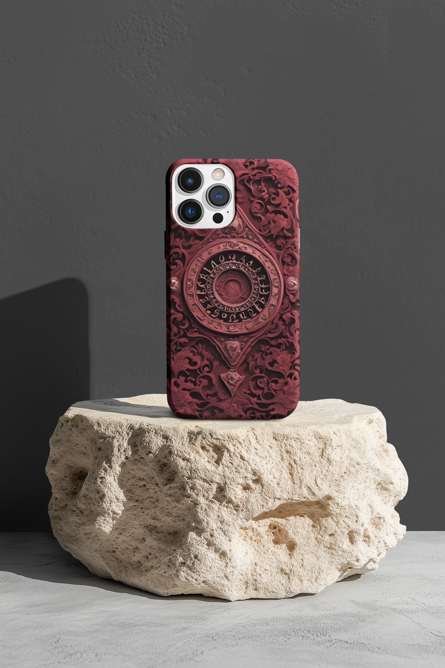 Stylish Tough Phone Case with Intricate Design