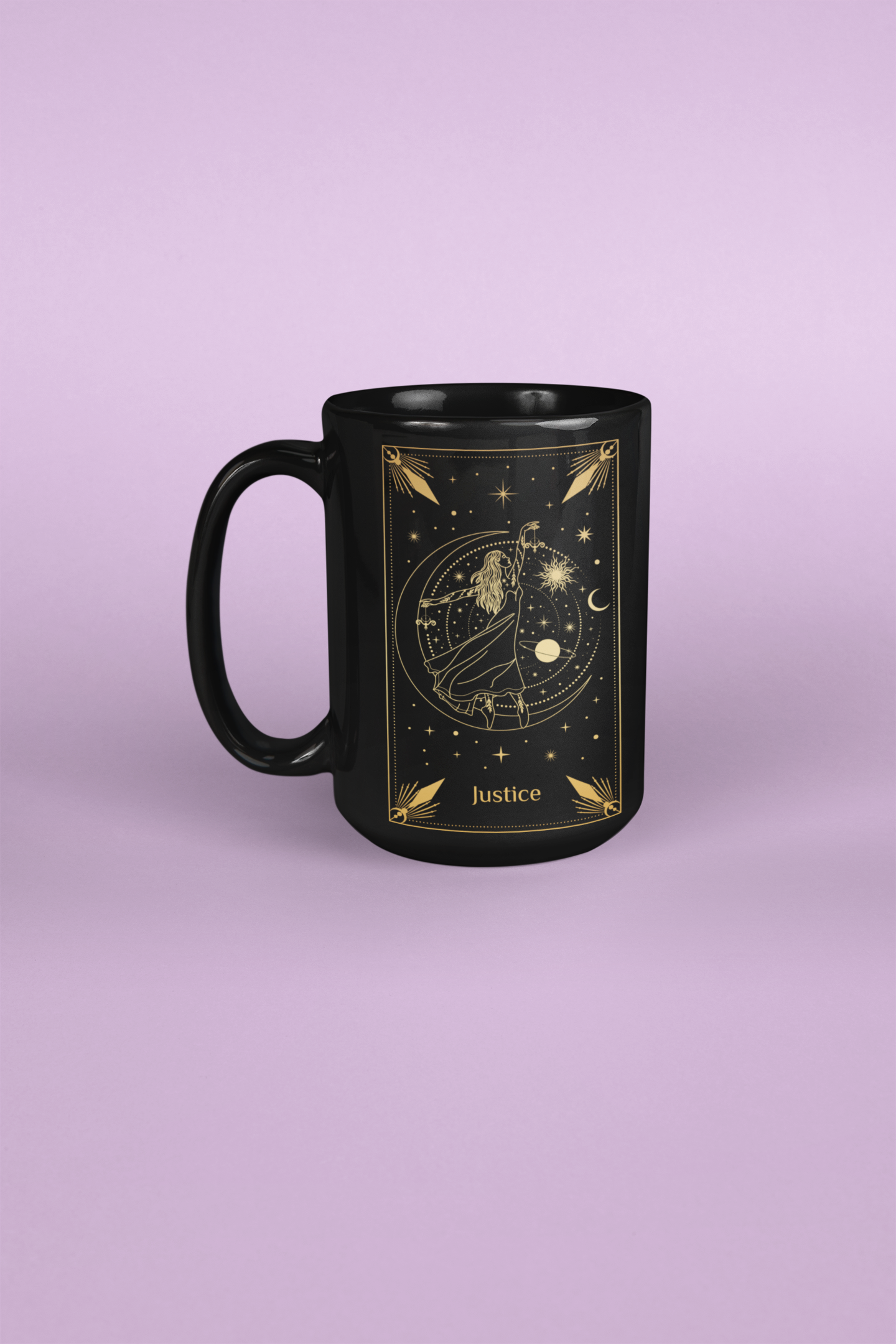 Justice Tarot Card Coffee Mug, Tarot Card Coffee Mug, Justice Tarot Card, Coffee Mug Tarot Card, Justice Tarot Card Mug, Justice Tarot