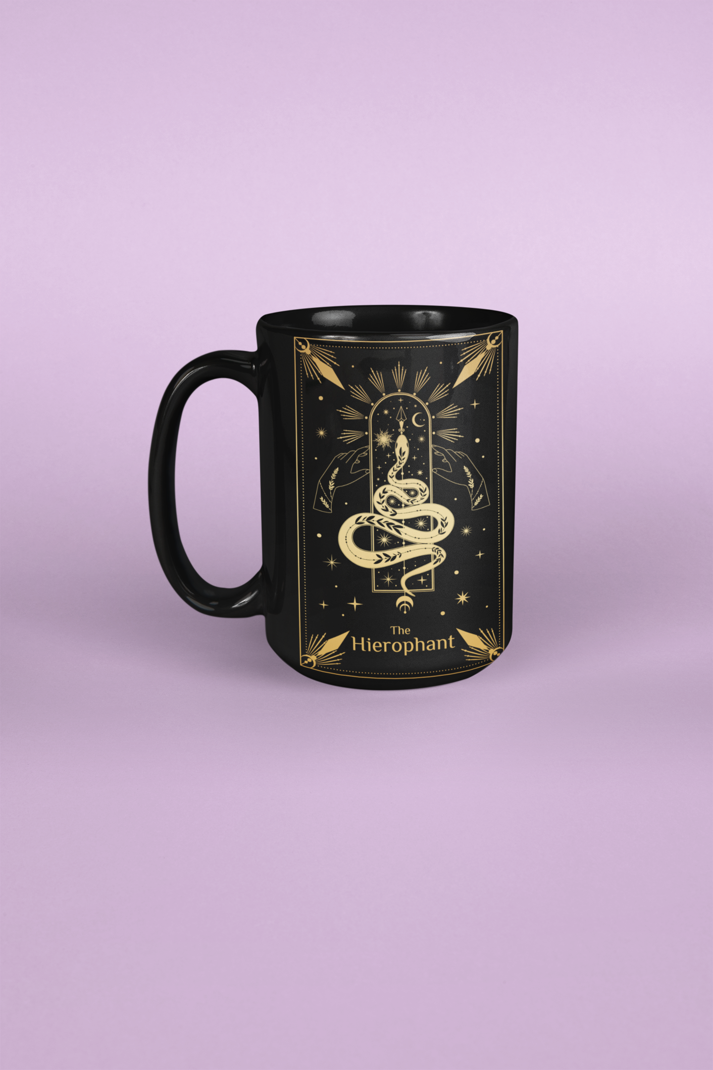 The Hierophant Tarot Card Coffee Mug, Tarot Card Coffee Mug, The Hierophant Tarot Card, Tarot Card Mug, Coffee Tarot Card Mug, Hierophant