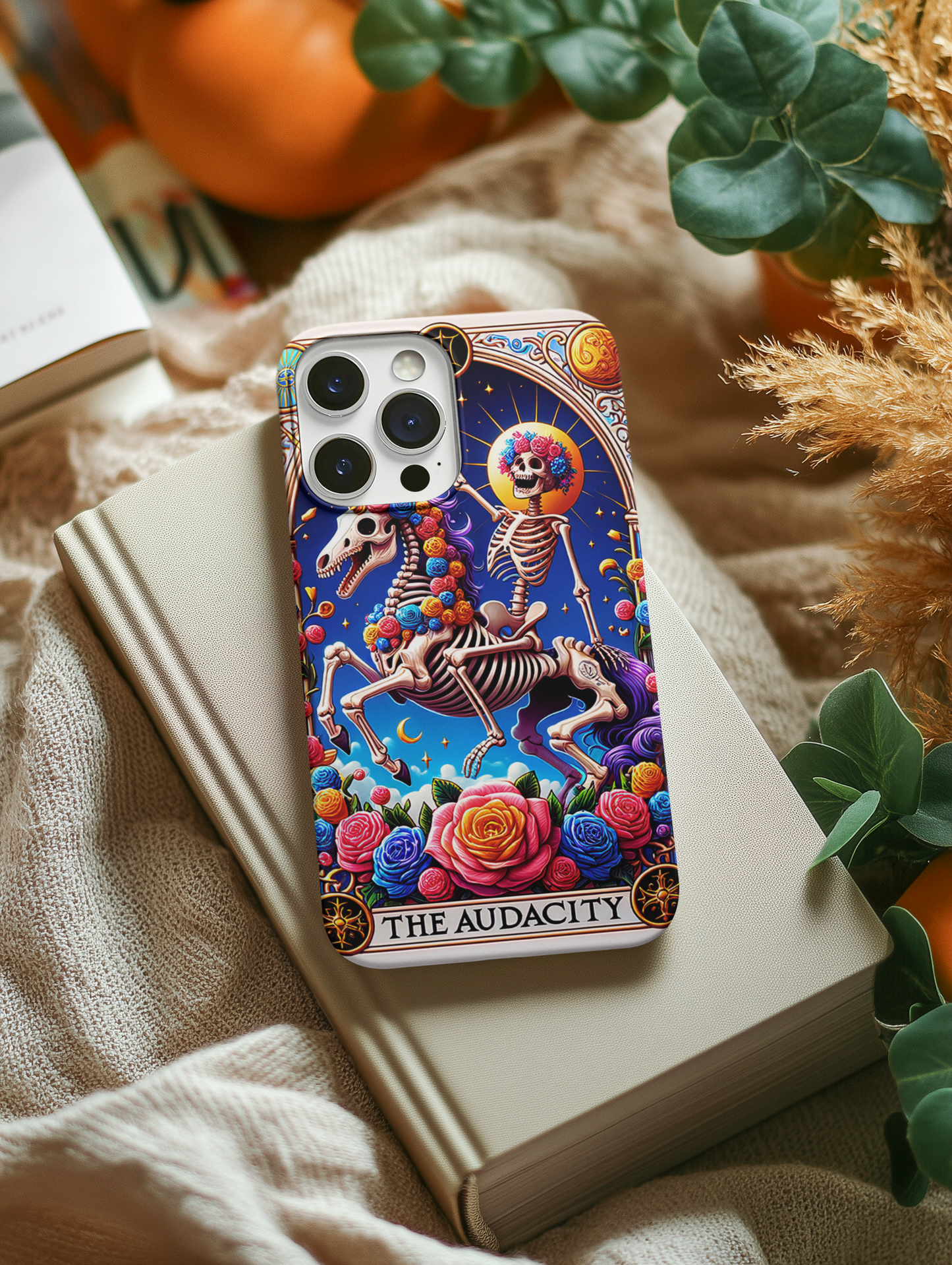 The Audacity Tarot Card Phone Case, Mystical Phone Case, Celestial Phone Case, Tarot Card Phone Case for iPhone, Samsung, Google Pixel