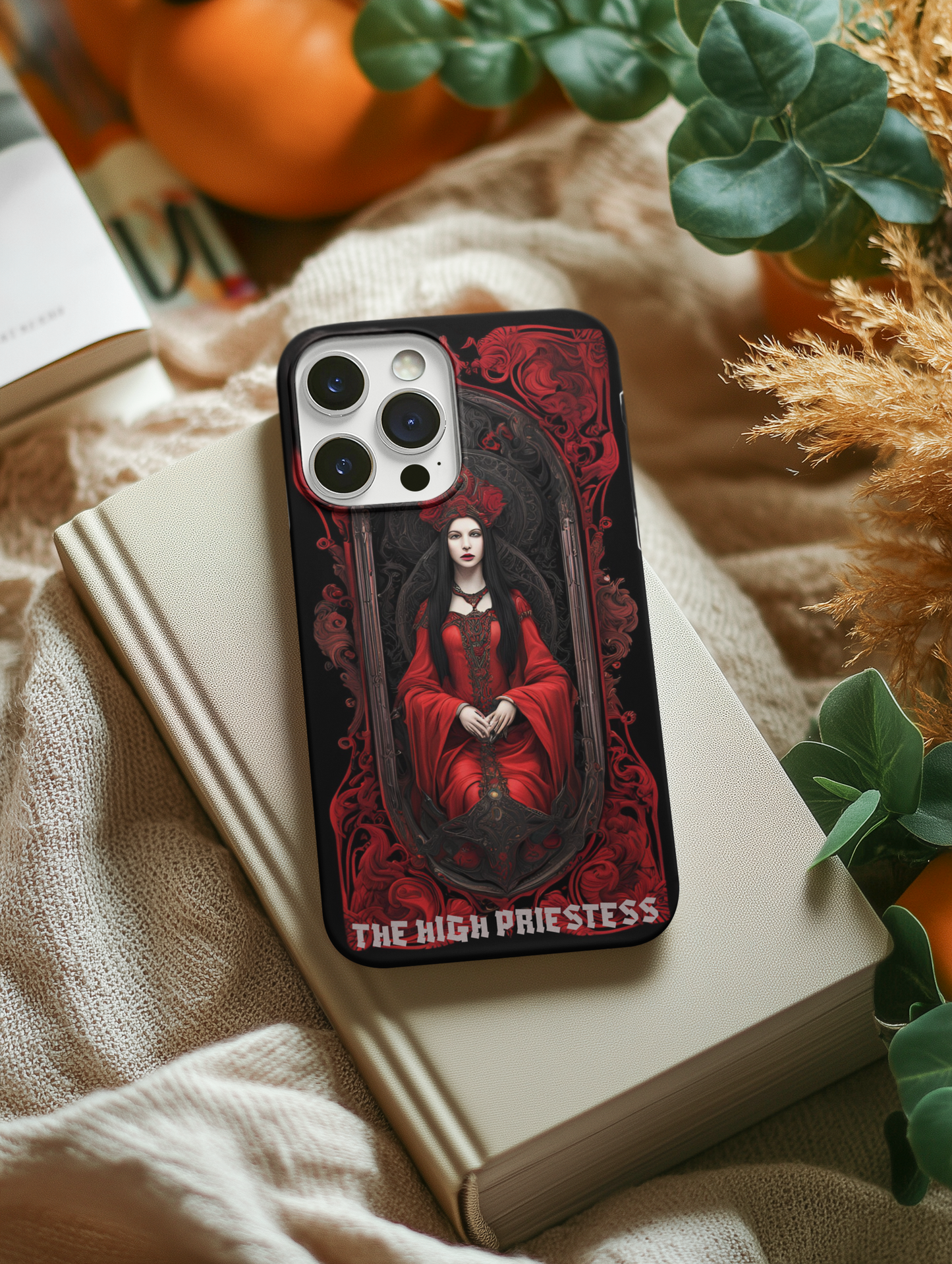 High Priestess Phone Case - Gothic Artistic Design, Gothic Style  The High Priestess Phone case for iPhone and Samsung