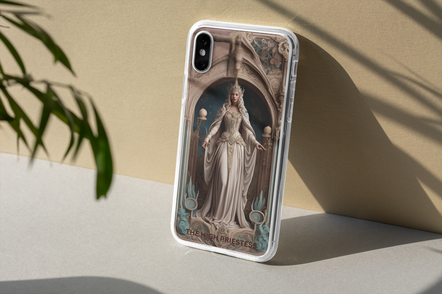 The High Priestess Tough Phone Case, High Priestess Tarot Card Phone Case for iPhone and Samsung, Witchy Phone Case, Mystical Phone Case