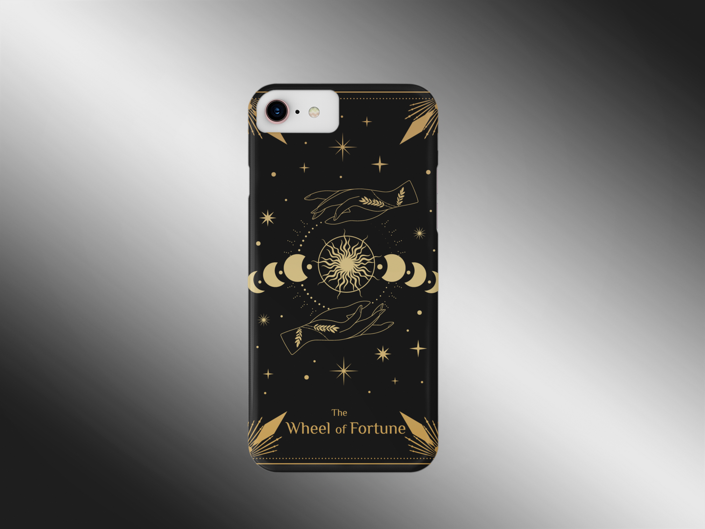 Astrology Wheel of Fortune Phone Case - Tough & Stylish for Mystic Vibes, Wheel of Fortune Tarot Card Phone Case,  Celestial Wheel of Fortune Phone Case for iPhone and Samsung