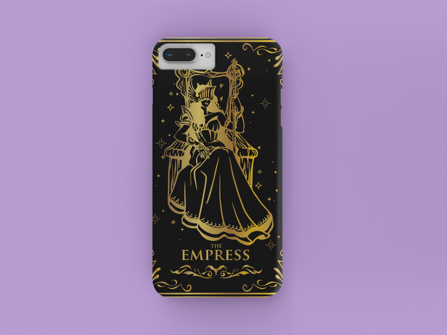 The Empress Tarot Card Phone Case, Mystical Phone Case, Celestial Phone Case, Tarot Card Phone Case for iPhone, Samsung, Google Pixel